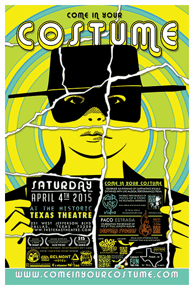 Come in Your Costume (part I) April 4, 2015 at the Texas Theatre - Dallas, Texas